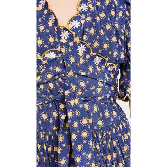 Celia B by Anthropologie Andromeda Dress in Blue Size Large - Picture 5 of 5